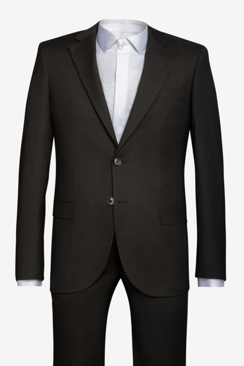 Manzetti slim fit fekete öltöny 8001-01